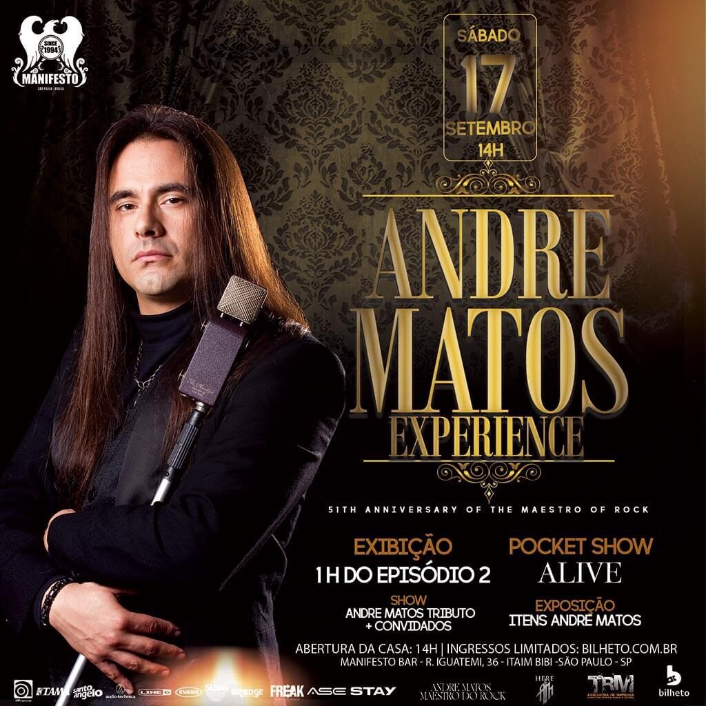 Evento Andre Matos Experience lembrará os 51 anos do Maestro do Rock 30 Evento Andre Matos Experience lembrará os 51 anos do Maestro do Rock