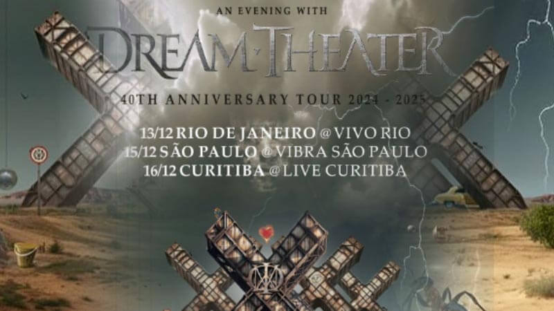Ingressos esgotados para Dream Theater em São Paulo: turnê de 40 anos promete shows inesquecíveis no Brasil