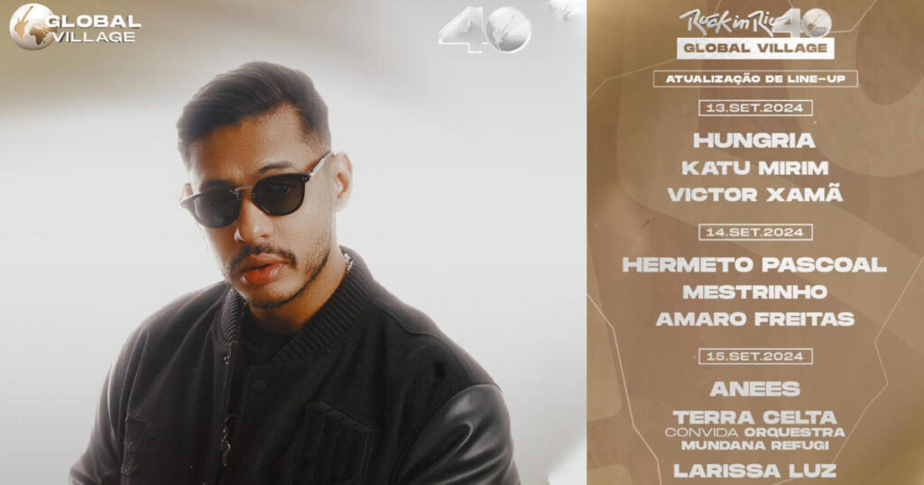 Hungria é anunciado como headliner do Rock in Rio e promete agitar o palco Global Village