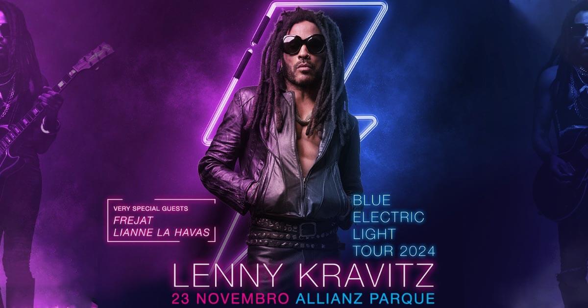 Lenny Kravitz traz turnê mundial para São Paulo com shows de abertura de Lianne La Havas e Frejat