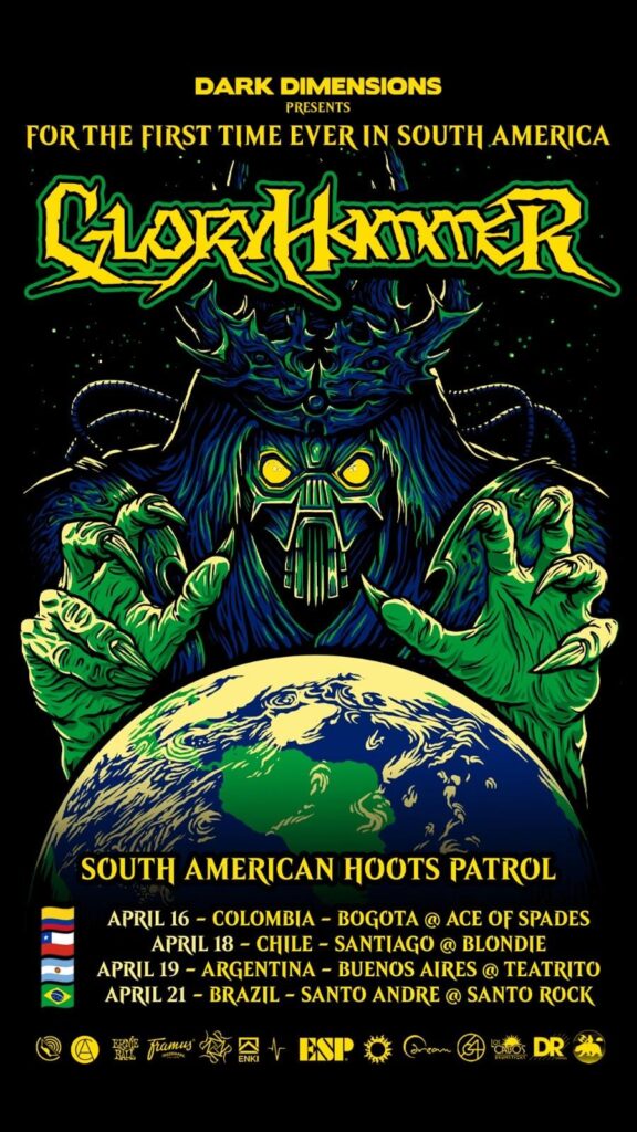 Gloryhammer anuncia turne pela America do Sul com show em Sao Paulo