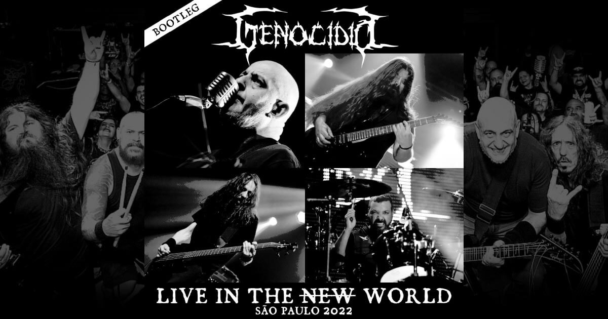 Genocídio celebra 35 anos de carreira com álbum ao vivo 'Live In The New World'