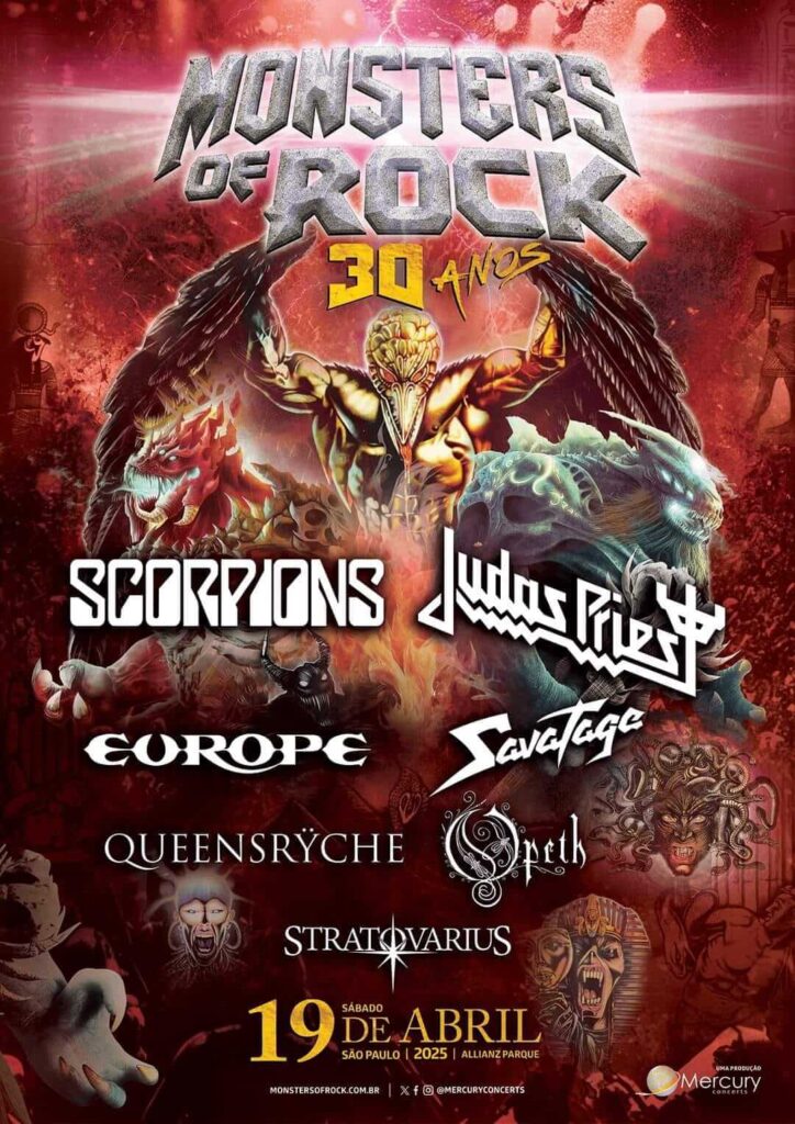 Monsters of Rock 2025: Prepare-se para o MAIOR Festival de Rock e Metal da Década com Scorpions, Judas Priest e Mais!