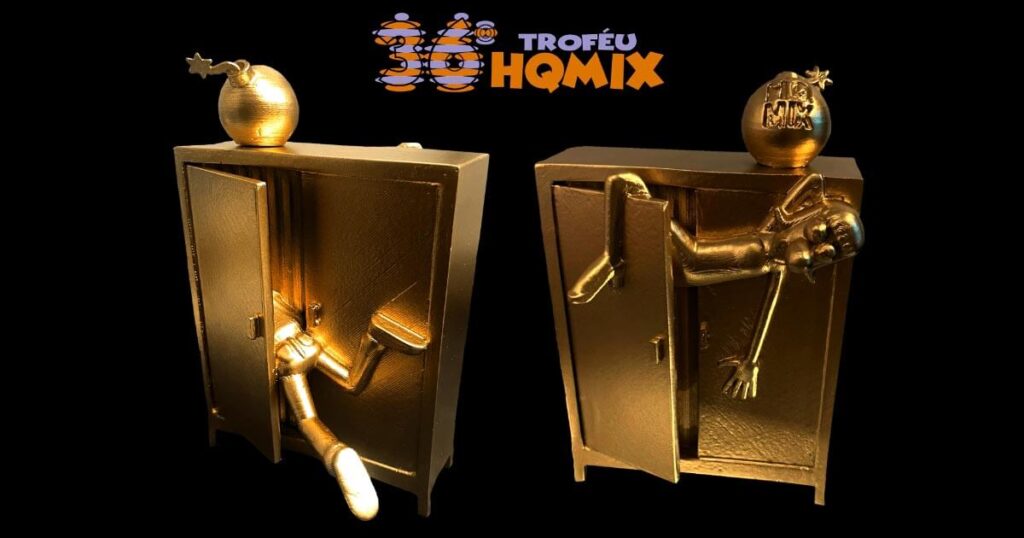 Muriel de Laerte estampa troféu do 36º HQMIX em homenagem à diversidade de gênero 8 Muriel de Laerte estampa troféu do 36º HQMIX em homenagem à diversidade de gênero