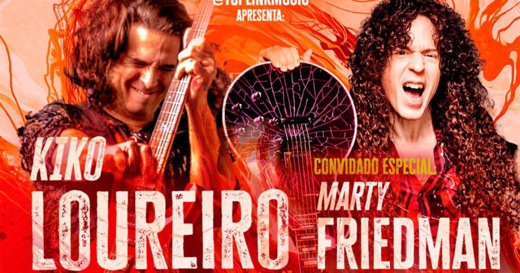 Kiko Loureiro anuncia turnê no Brasil com Marty Friedman em 2025 7 Kiko Loureiro anuncia turnê no Brasil