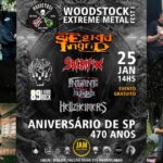 Woodstock Extreme Metal Fest agita os 470 anos de São Paulo com Metal nacional no Anhangabaú