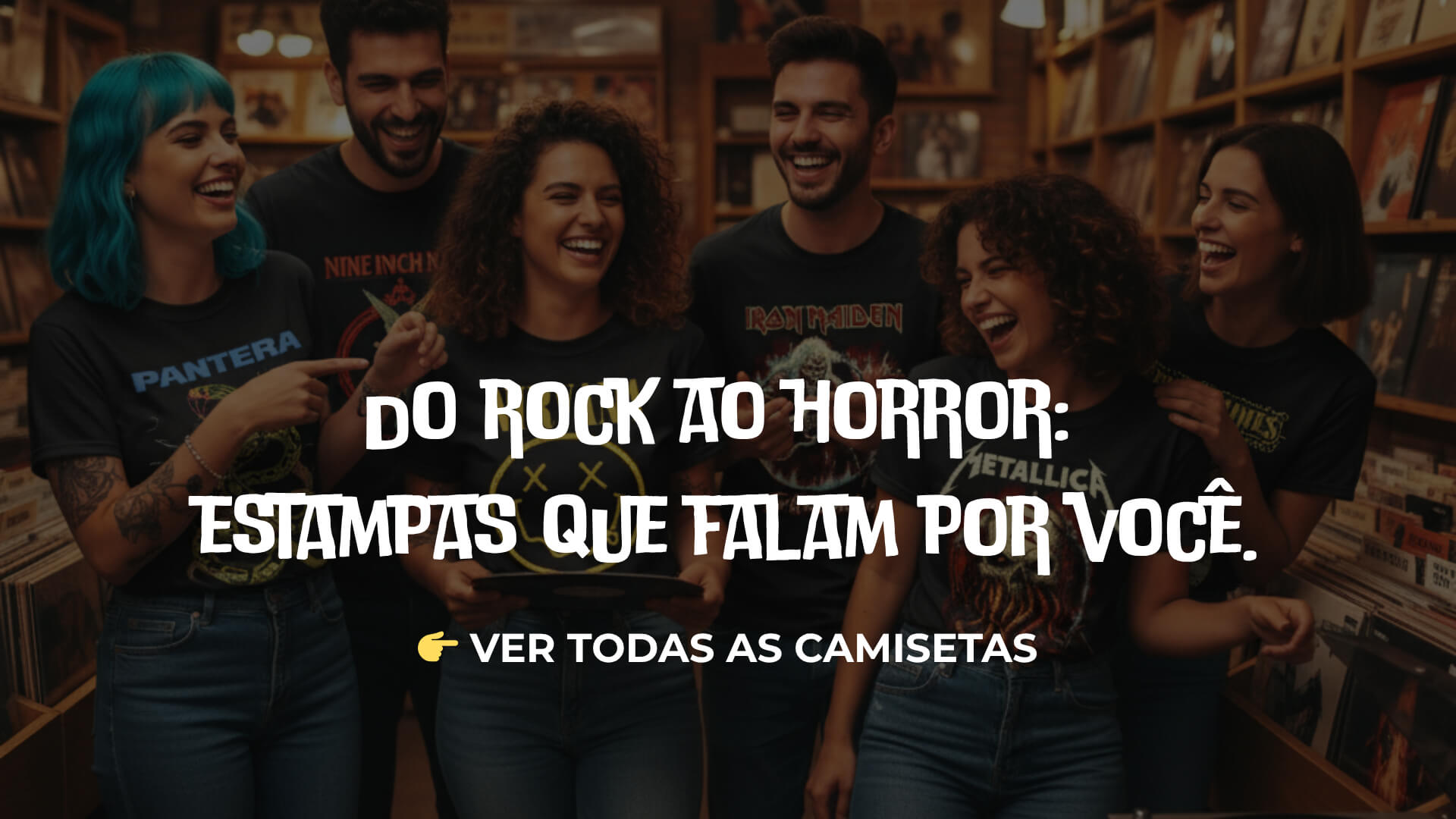 Do rock ao horror estampas que falam por voce